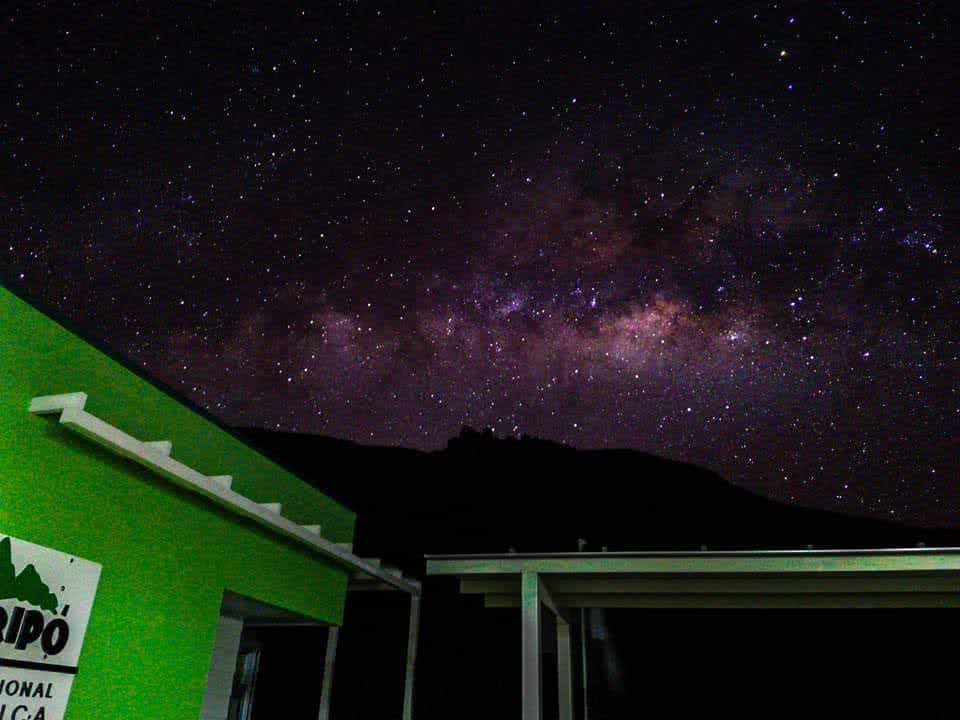 Via lactea desde Base Crestones, Parque Nacional Chirripo, Costa Rica