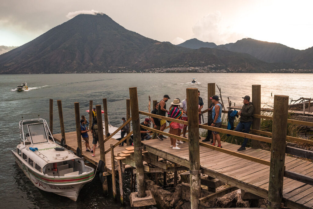 Muelle en Lago Atitlán, Guatemala